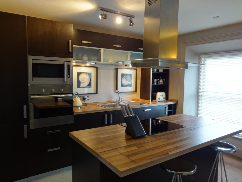 Awel Mor Holiday Apartment 애버리스트위스 객실 사진